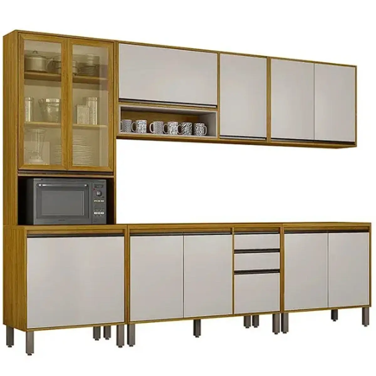 Cozinha Eduarda Completa 5 Peças 12 Portas 2 Gavetas - foto 1