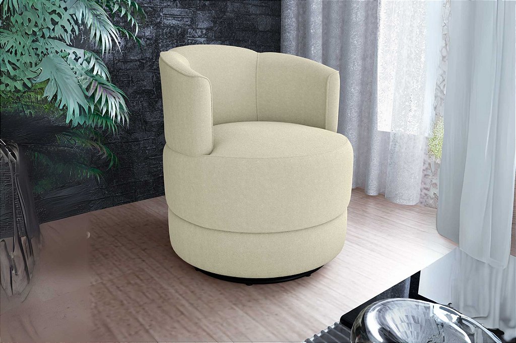 Poltrona Decor. Marselha Girat Boucle F Marfim/492 - Matrix - foto 1