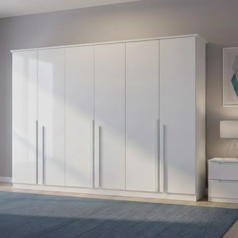 Guarda-Roupa Casal Bianca 6 Portas Branco - foto 1