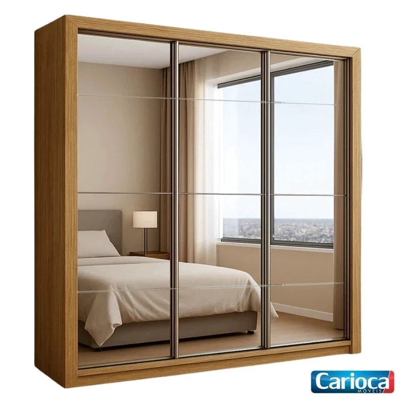 Guarda-Roupa Casal Veneza Premium Cinamomo - foto 1