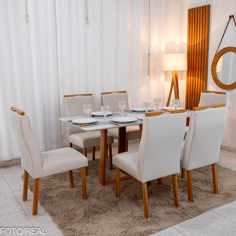 Mesa de Jantar Pedro Bege 160x80 - foto 1