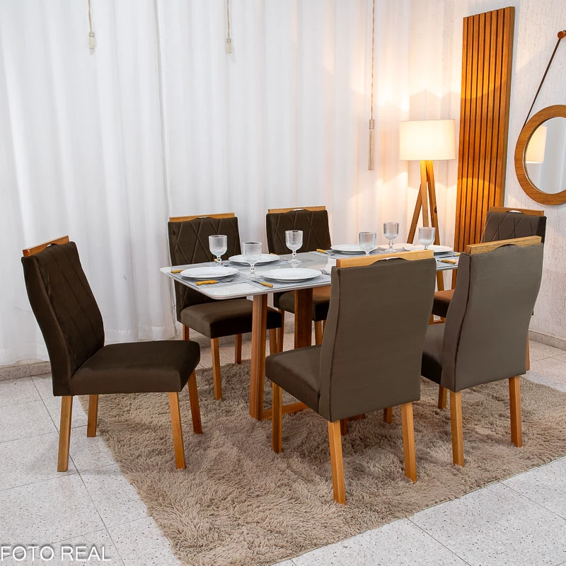 Mesa de Jantar Pedro Marrom 160x80 - foto 1