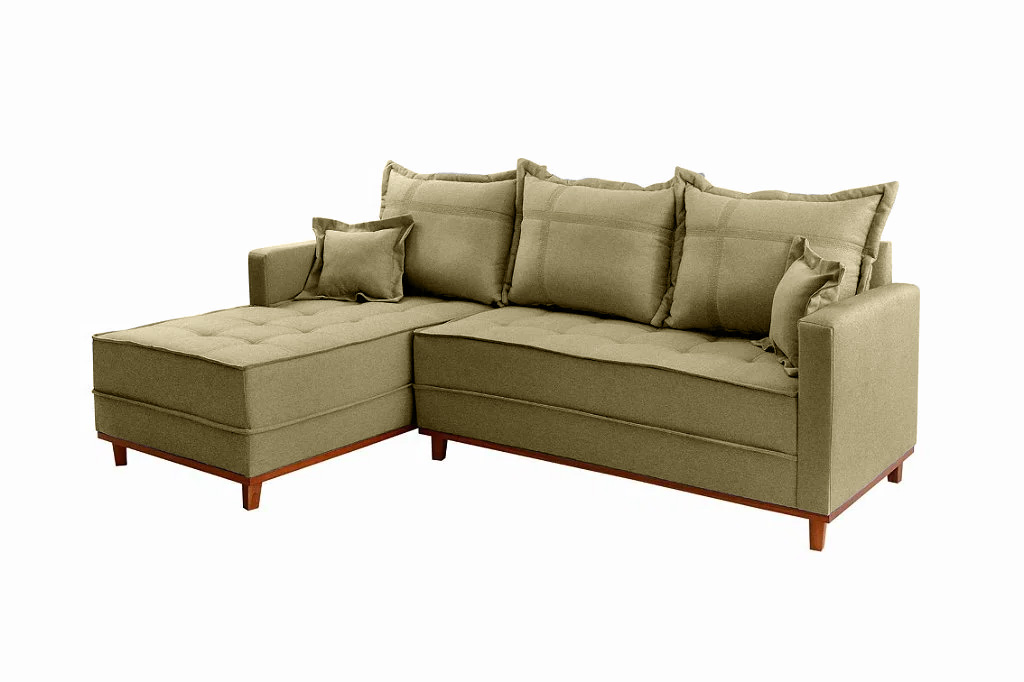 Sofa Sf.2210 Chaise Milao Linho Bege/1020 - foto 1